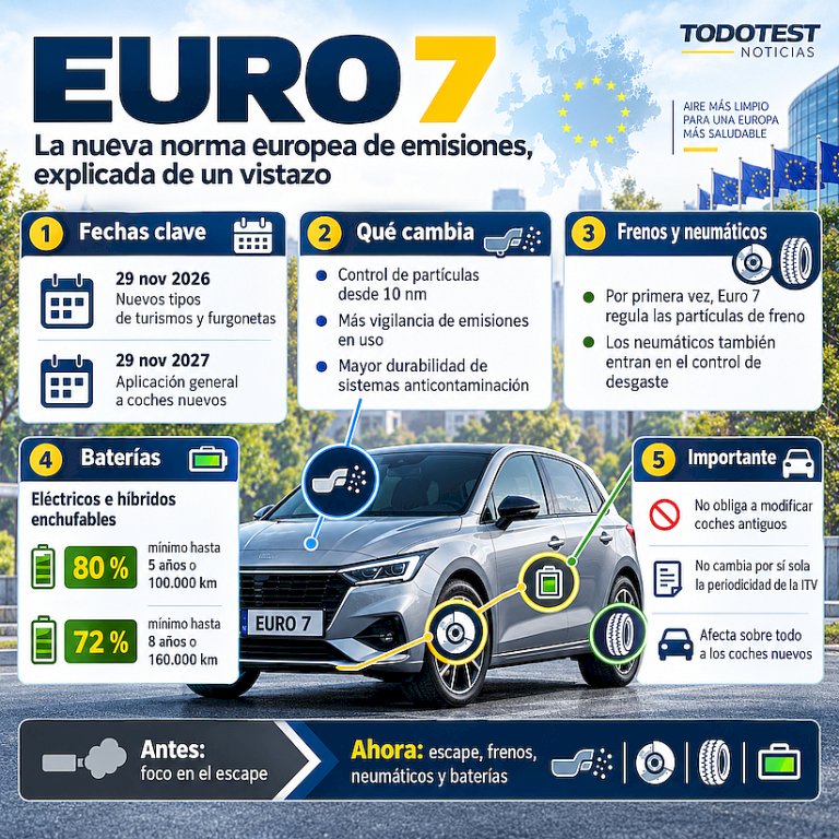 Euro 7 llega el 29 de noviembre y cambia las reglas del automóvil, pero ¿cómo afecta realmente a tu coche?